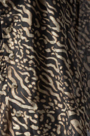 Drama The Label Piza Shirt - Zebra Print