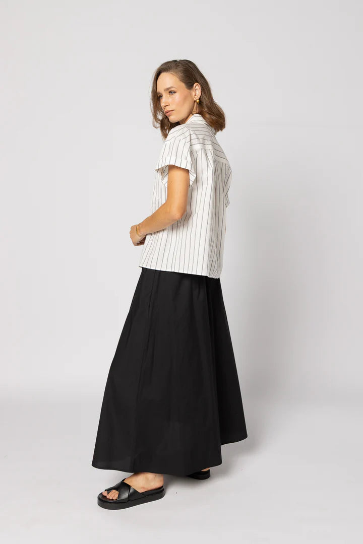 Drama The Label Fonze Shirt - White/Black Stripe