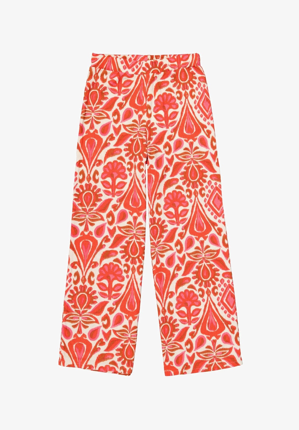Garcia Wide Leg Pant - Ruby Red Print