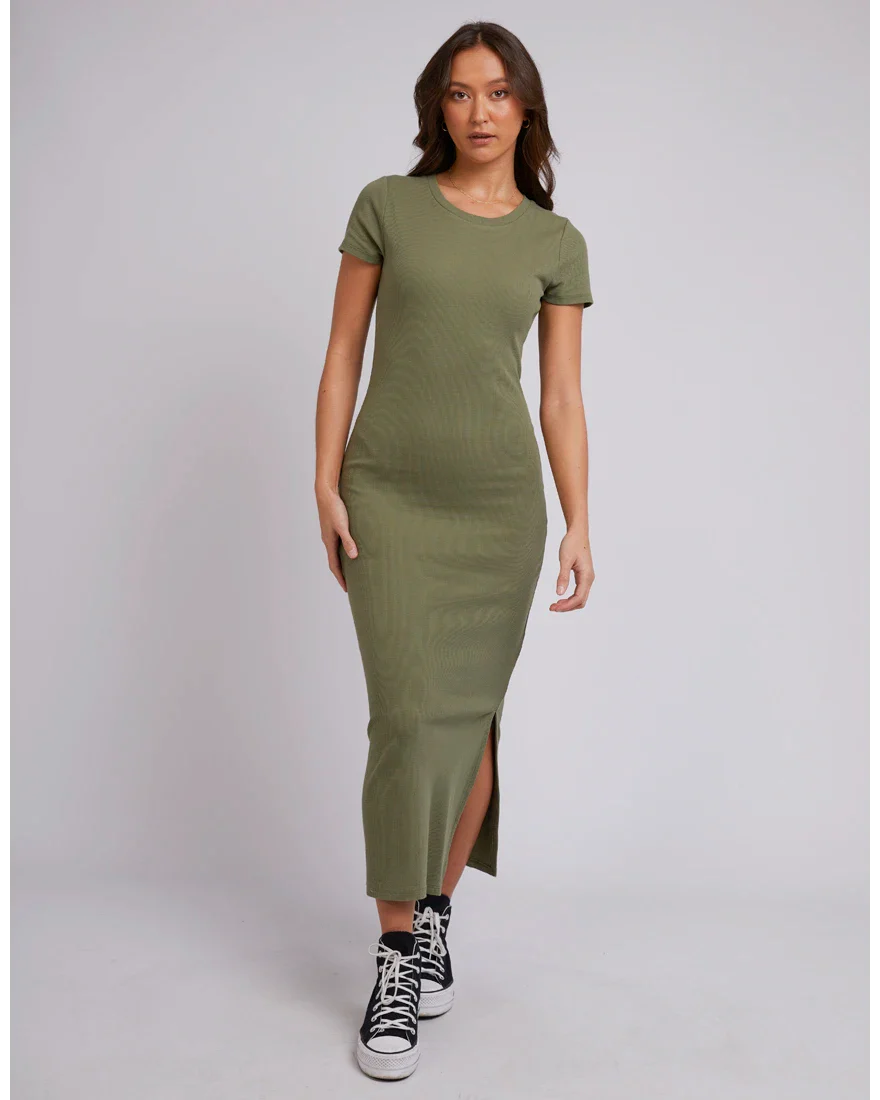Silent Theory Mika Dress - Khaki