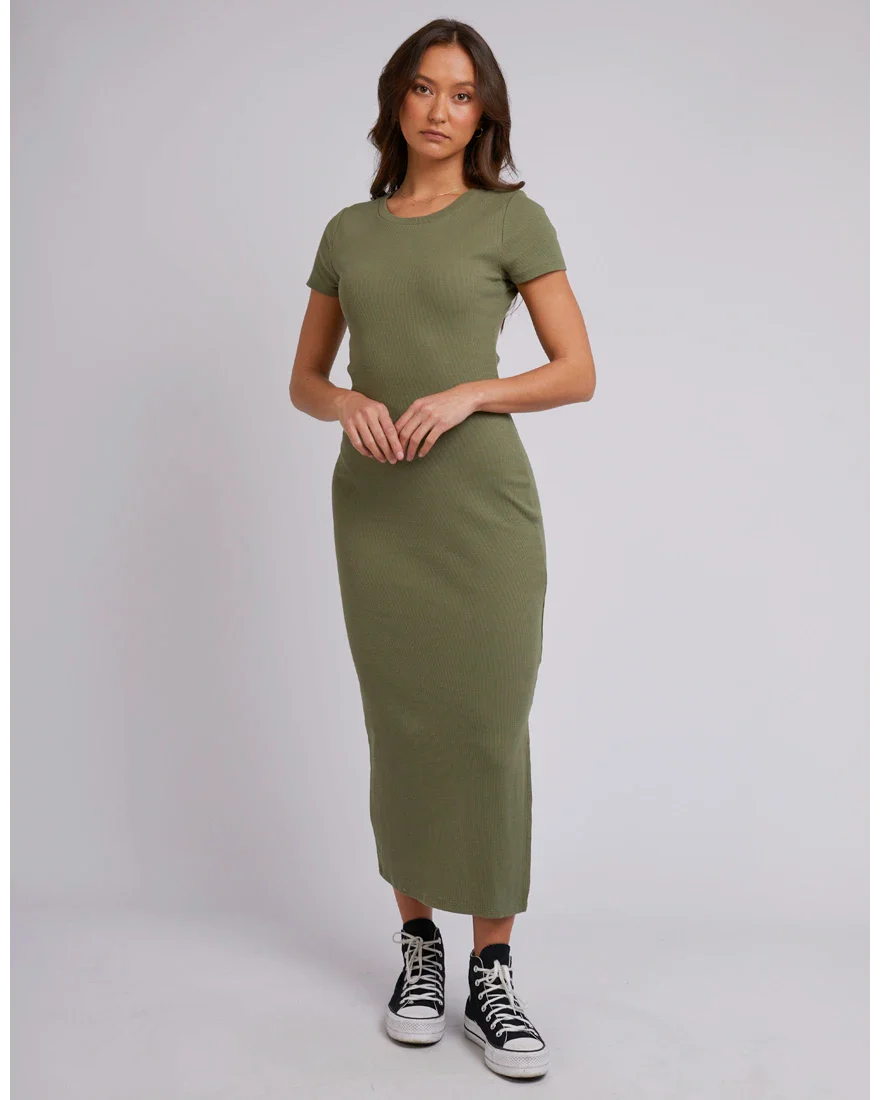 Silent Theory Mika Dress - Khaki