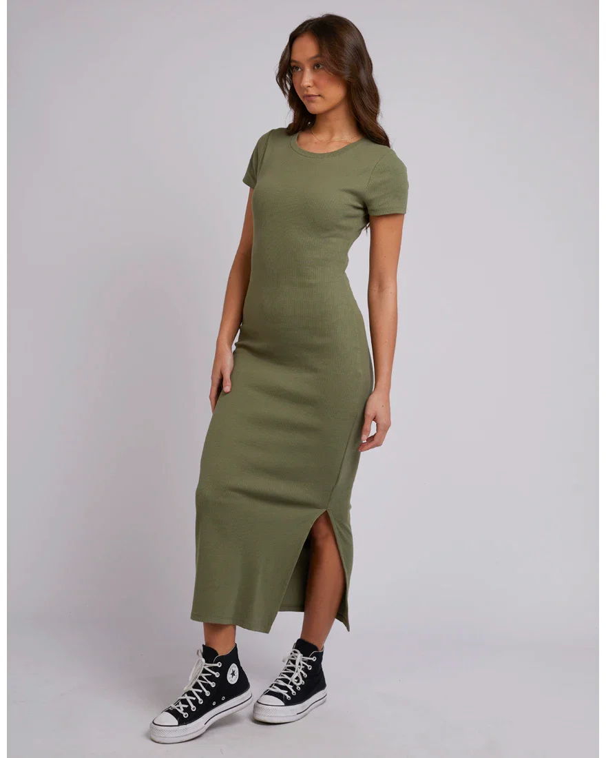Silent Theory Mika Dress - Khaki