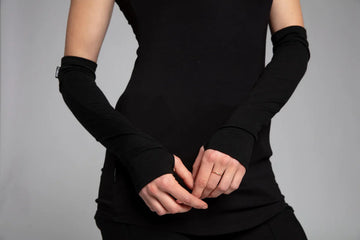 Nes Merino Arm Warmers - Black