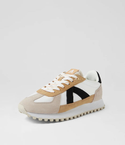 ASVLT Gate Sneaker - White/Tan/Black