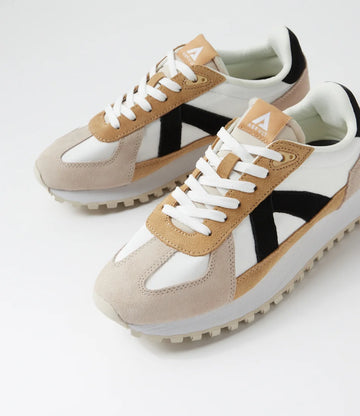 ASVLT Gate Sneaker - White/Tan/Black