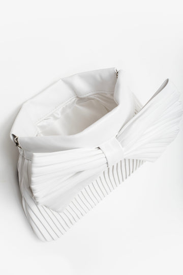 Antler Mimi Bow Bag - White