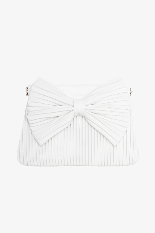 Antler Mimi Bow Bag - White
