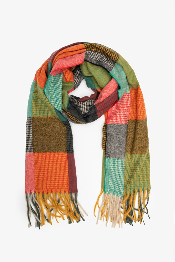 Antler Nelly Checked Scarf