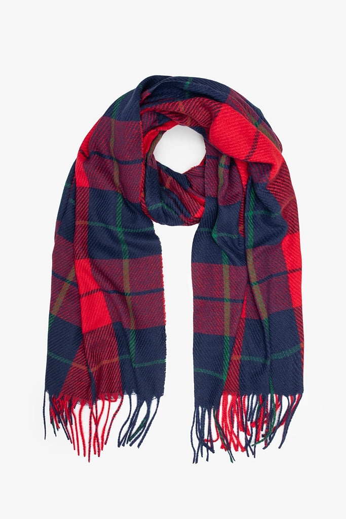 Antler Wallace Plaid Scarf