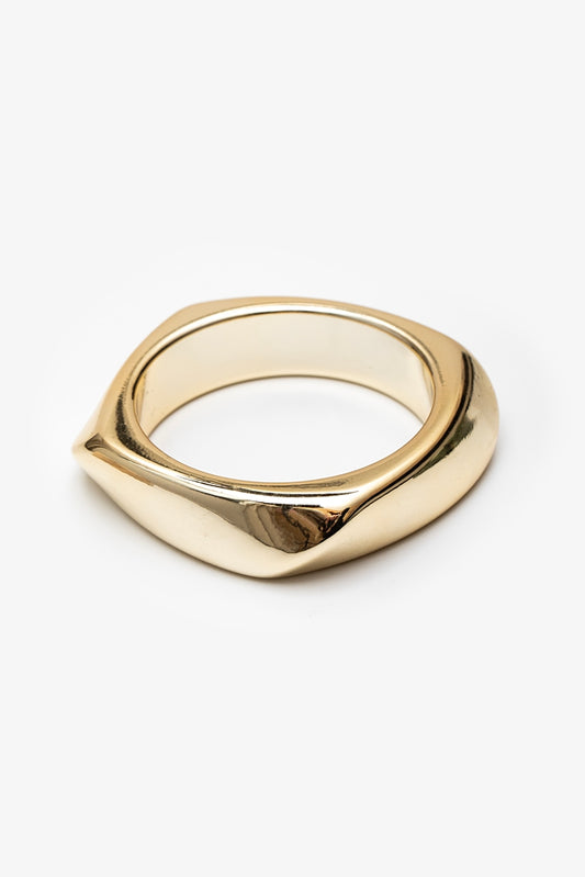 Antler Sculpt Bangle - Gold