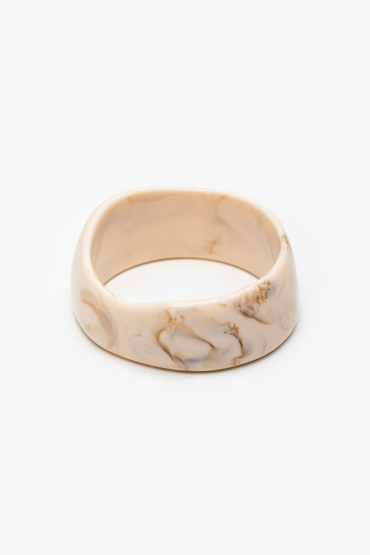 Antler Halo Bangle - Marble