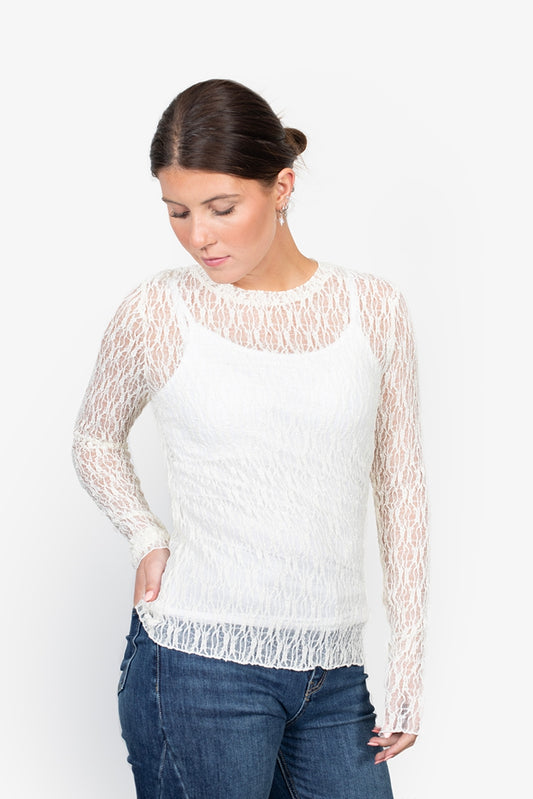 Antler Splice Layering Top - Coconut