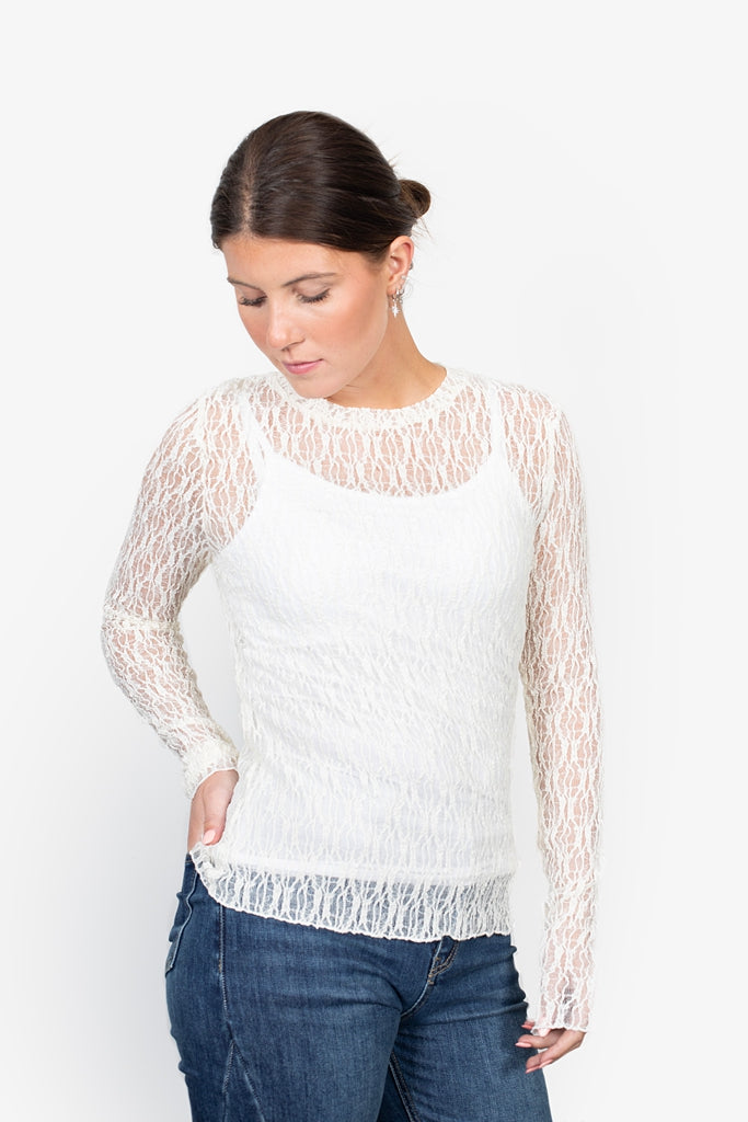 Antler Splice Layering Top - Coconut