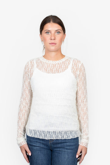 Antler Splice Layering Top - Coconut