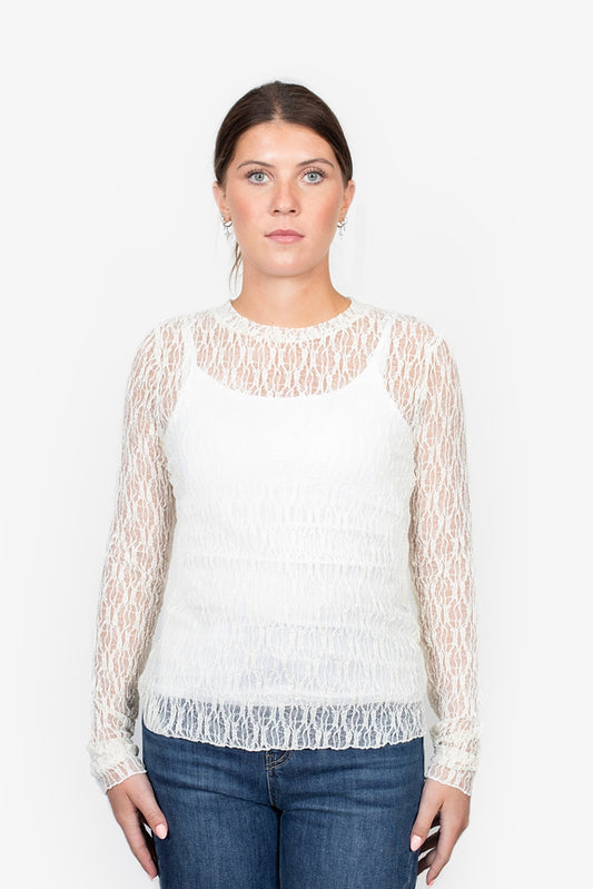 Antler Splice Layering Top - Coconut