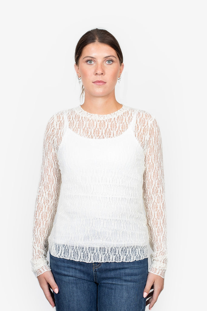 Antler Splice Layering Top - Coconut