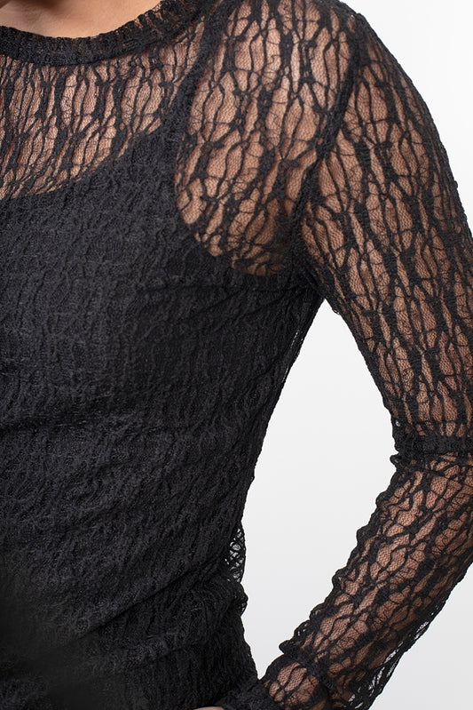 Antler Splice Layering Top - Licorice