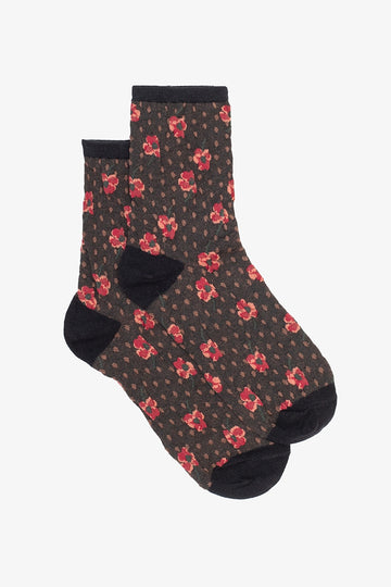 Antler Posy Dot Sock