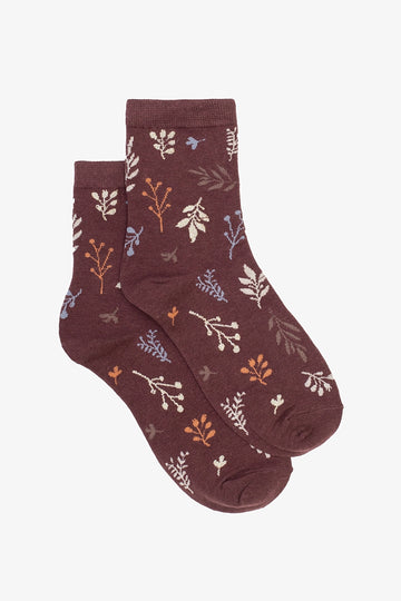 Antler Falling Maple Sock