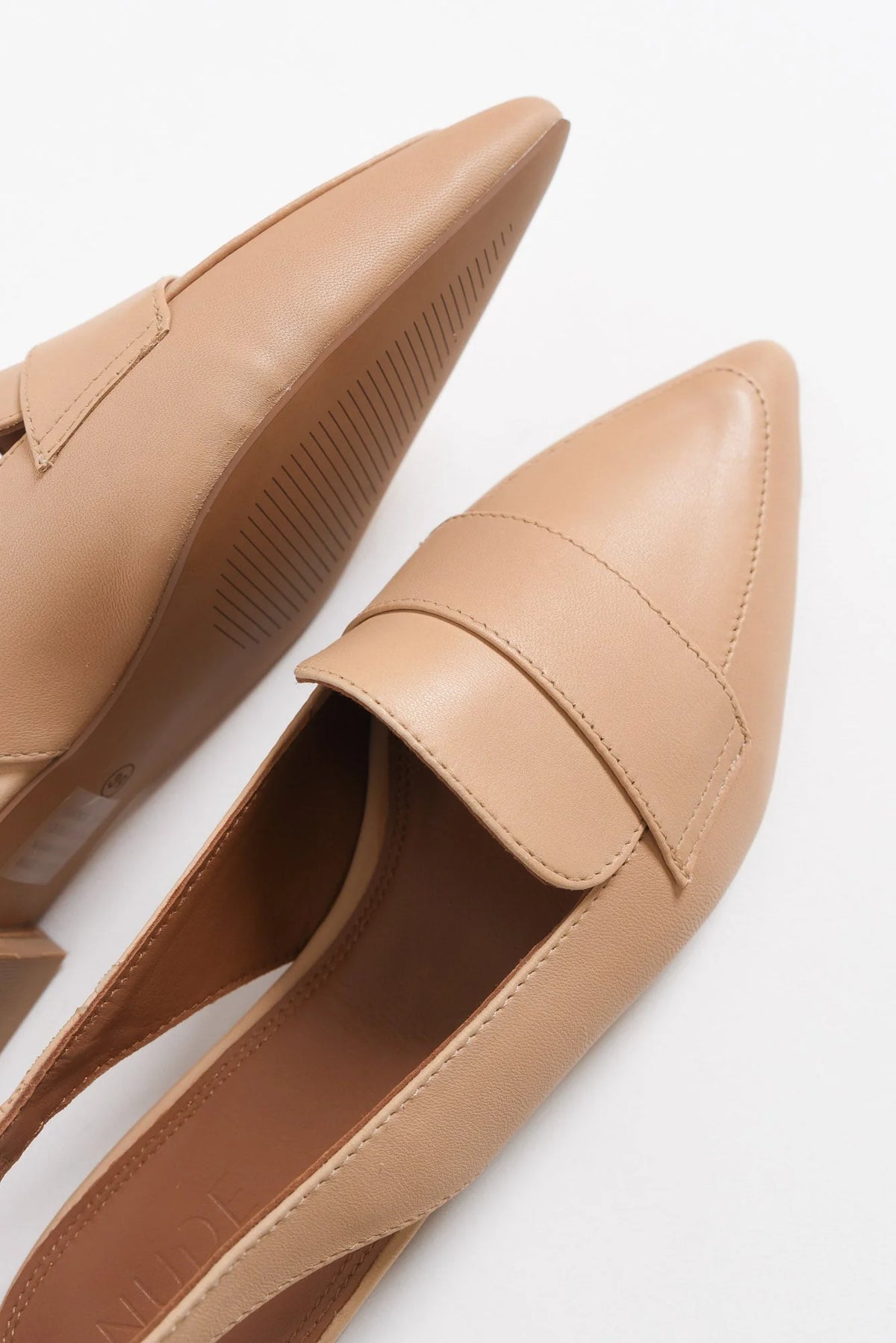 Nude Footwear Asher Slingback - Nude