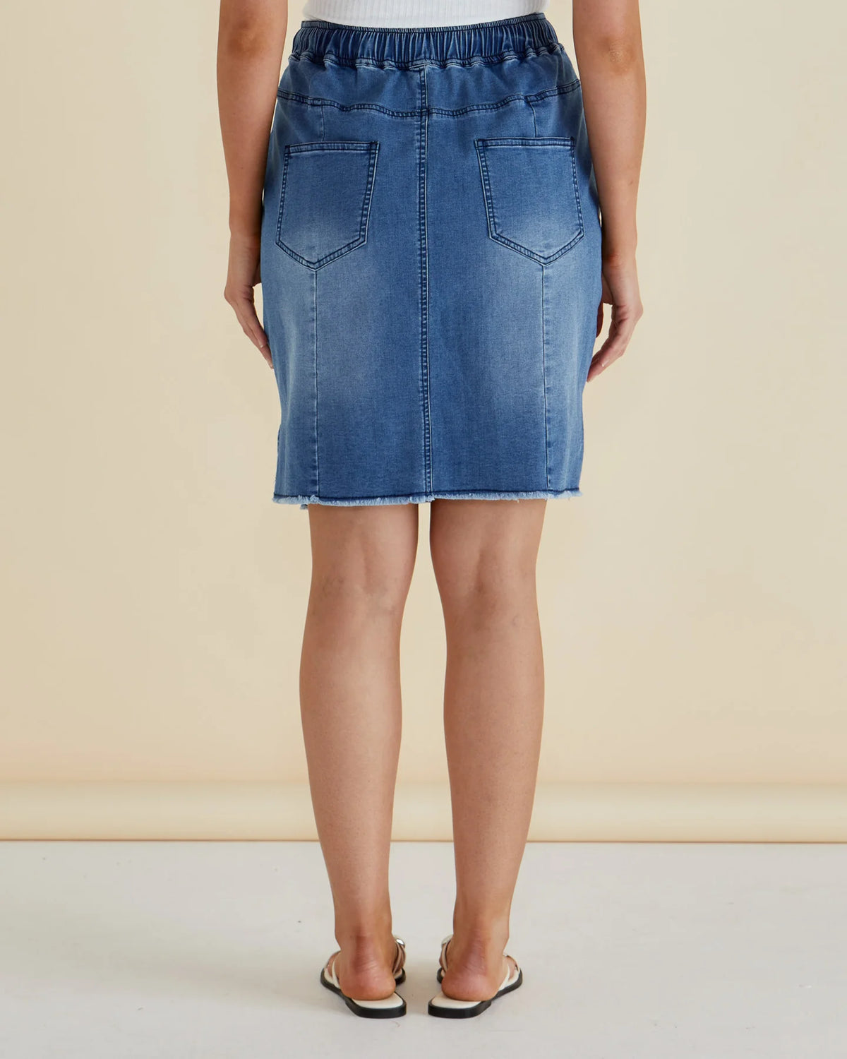 Betty Basics Augie Skirt - Denim Blue