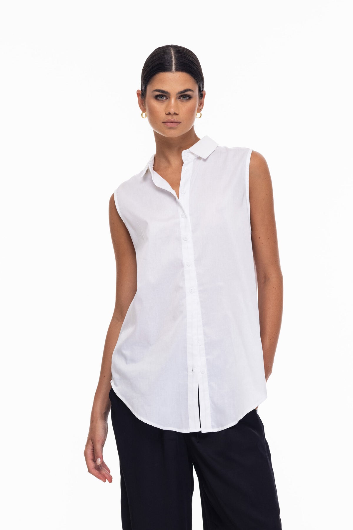 Blak The Perfect Storm Tank - White/Black