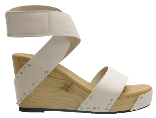 Tamara London Bren Wedge - Bone