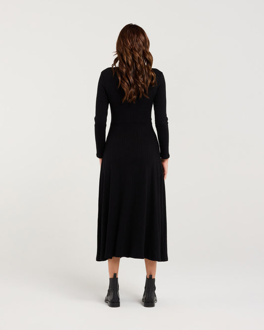 Blackstone Blair Twist Front Dress - Black