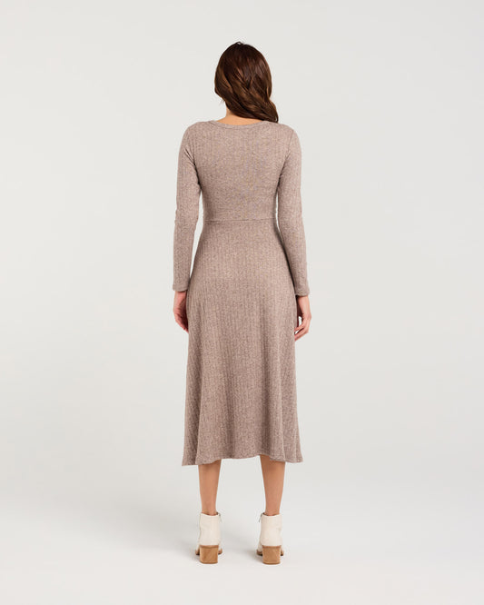 Blackstone Blair Twist Front Dress - Sable