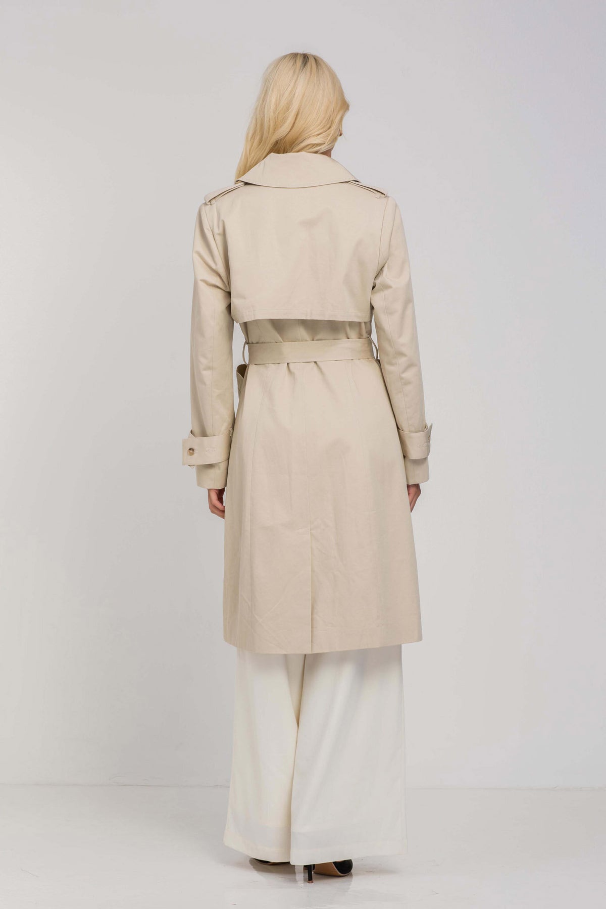 Blak Be Strong Trench - Natural