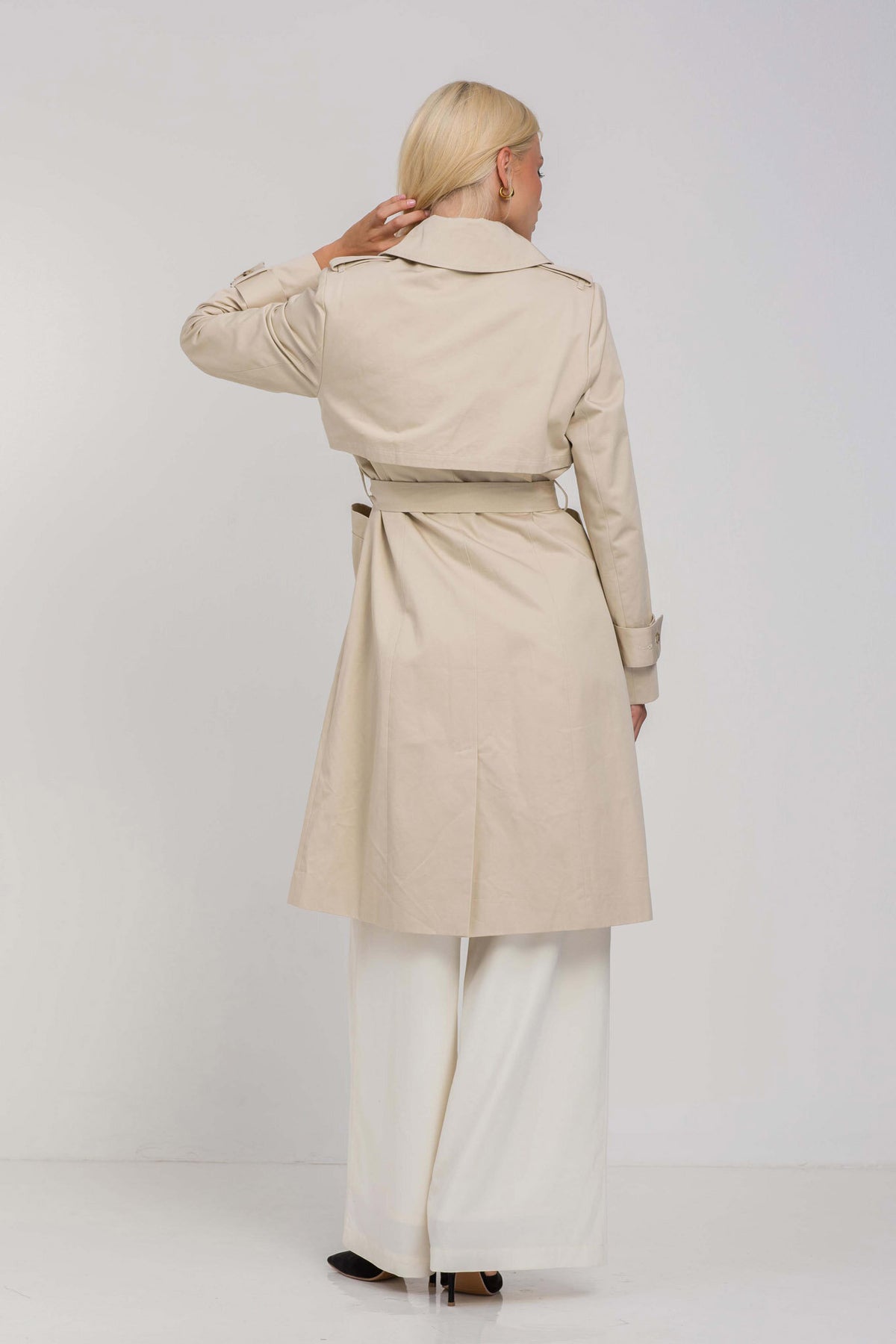 Blak Be Strong Trench - Natural