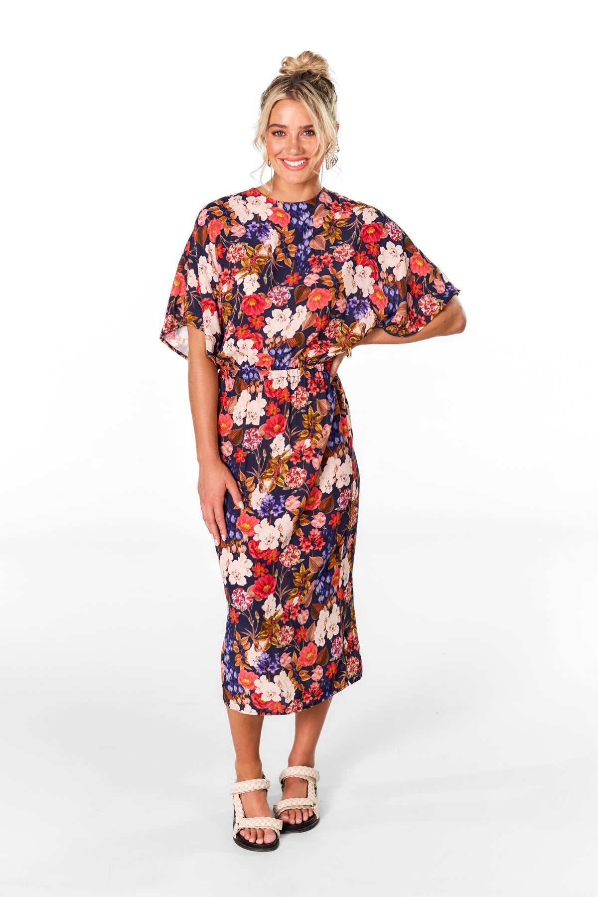 Bel Vestito Postiano Midi Dress