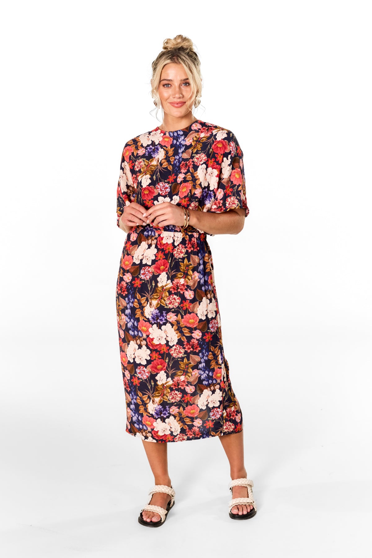 Bel Vestito Postiano Midi Dress