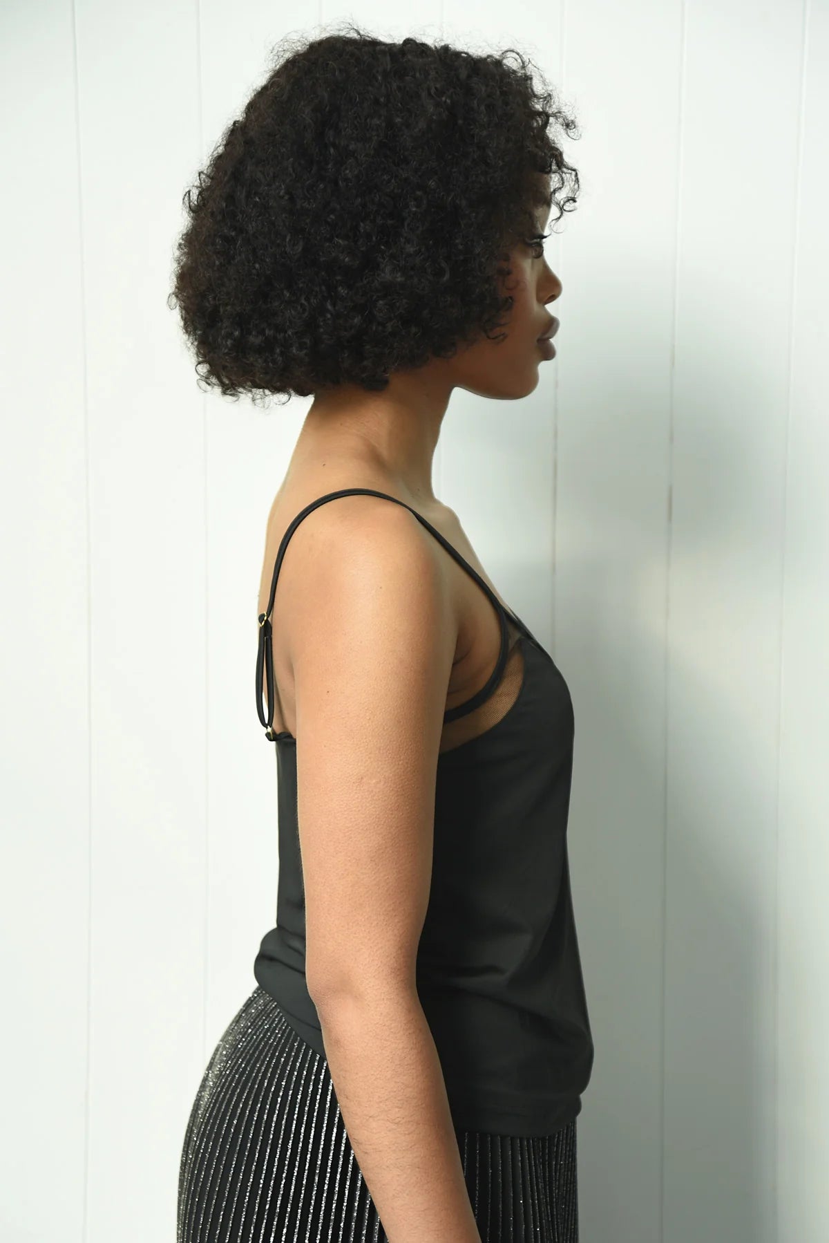 Coop Heart &amp; Camisole Cami - Black