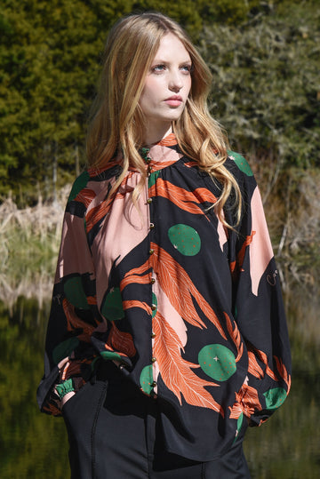 Coop High & Mighty Blouse - Berry Unexpected
