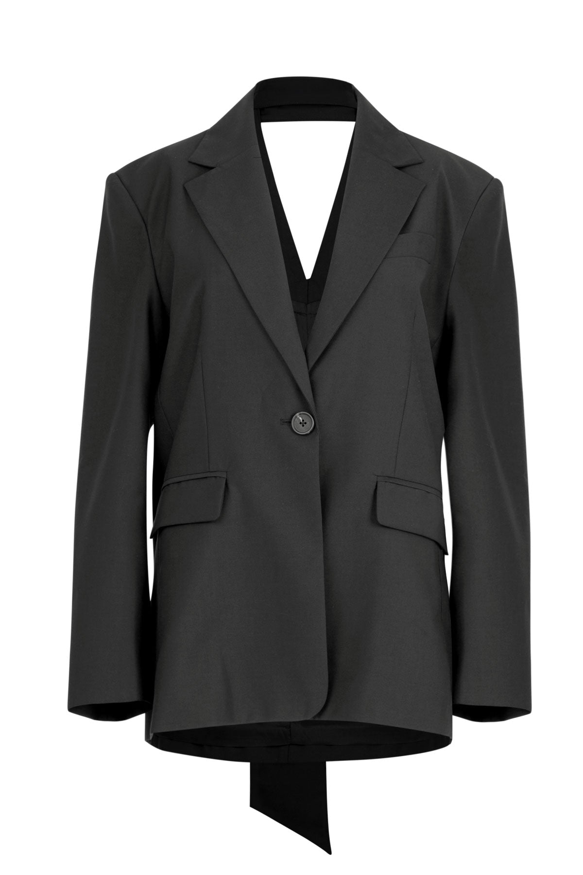Coop Bow Tied Blazer  - Well Suited Black