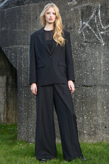 Coop Bow Tied Blazer  - Well Suited Black
