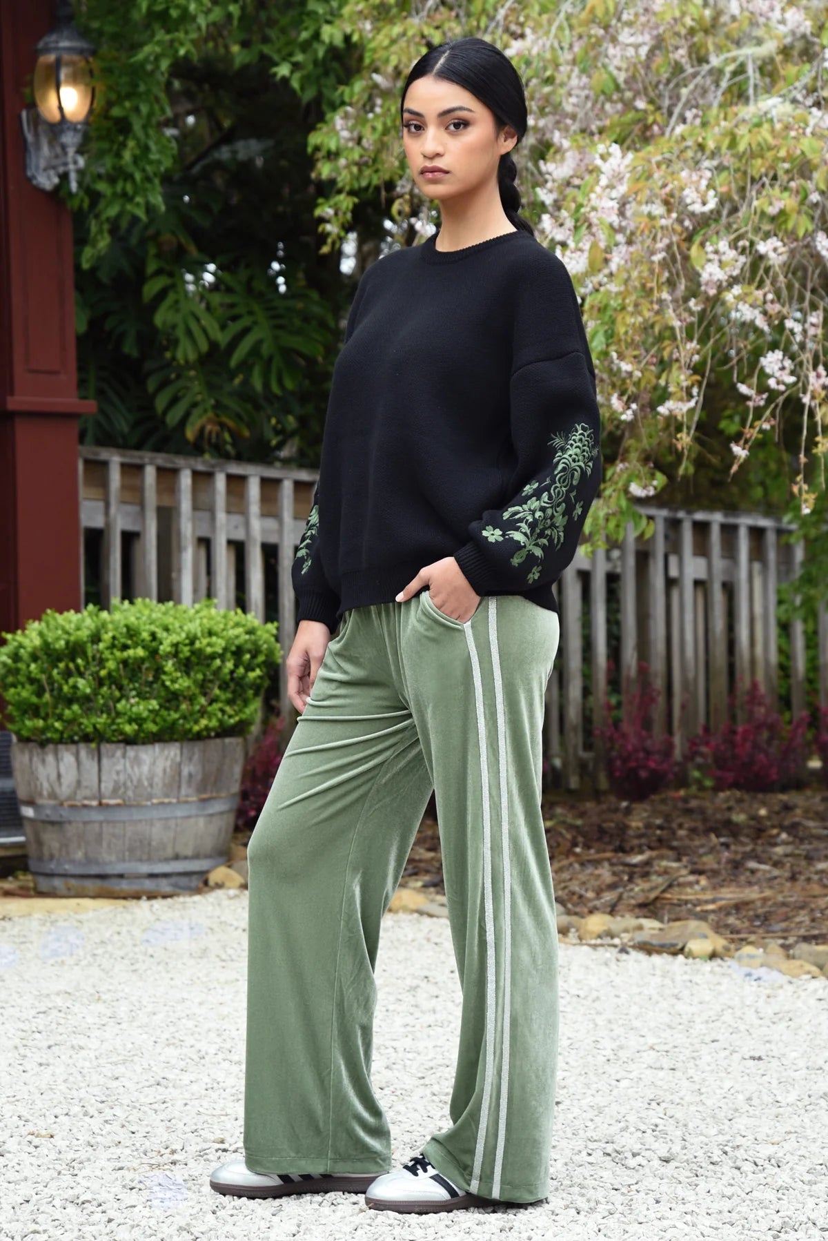 Coop Tracking Details Pants - Sage