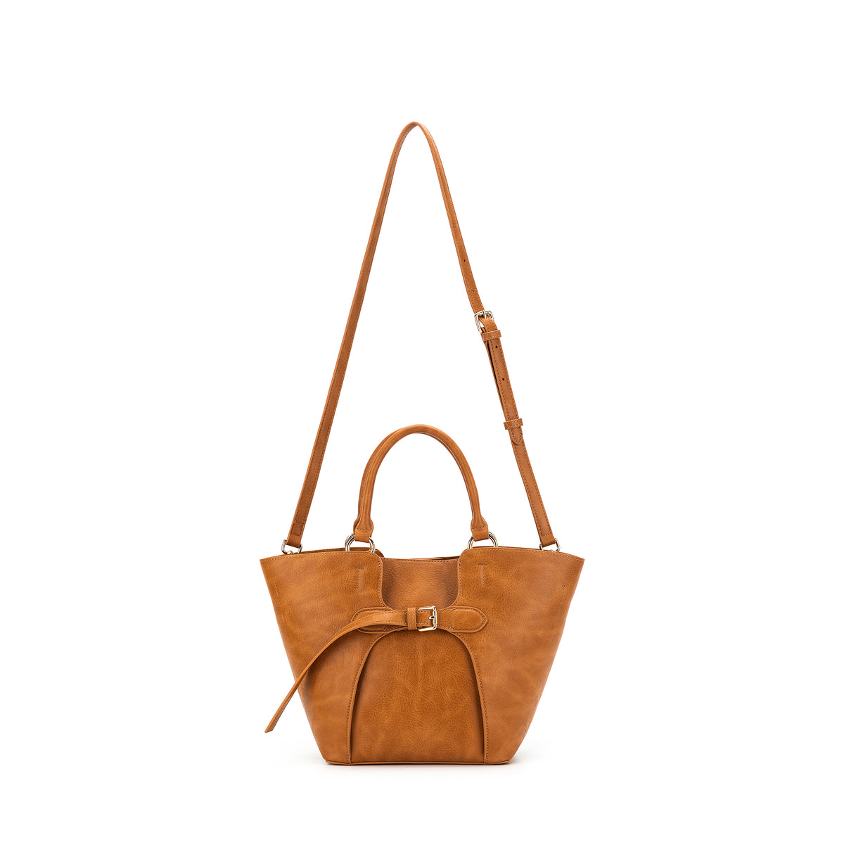 Black Caviar Clementine 2 Piece Handbag - Tan