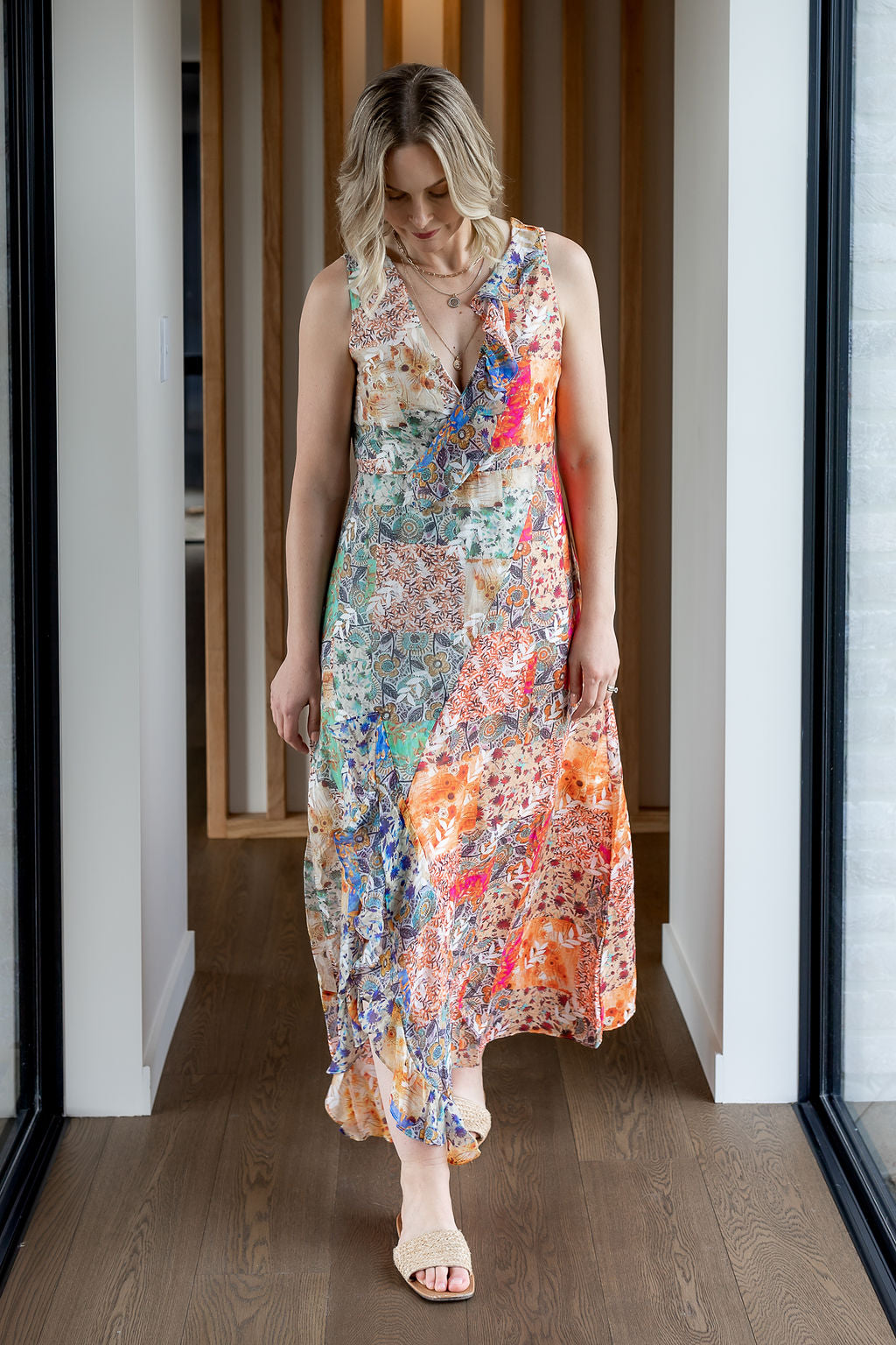 Drama The Label Indiana Dress - Patch Print