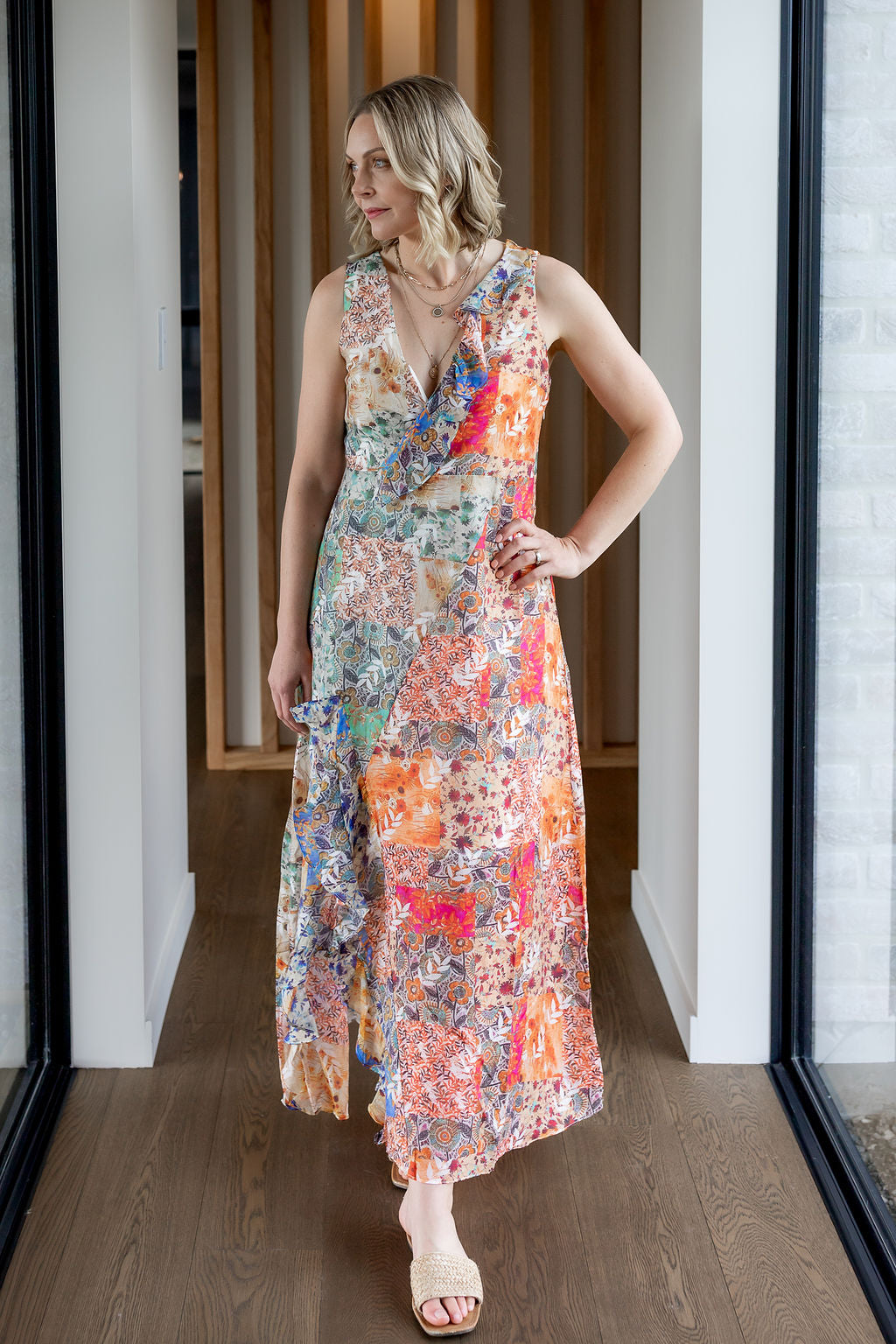 Drama The Label Indiana Dress - Patch Print