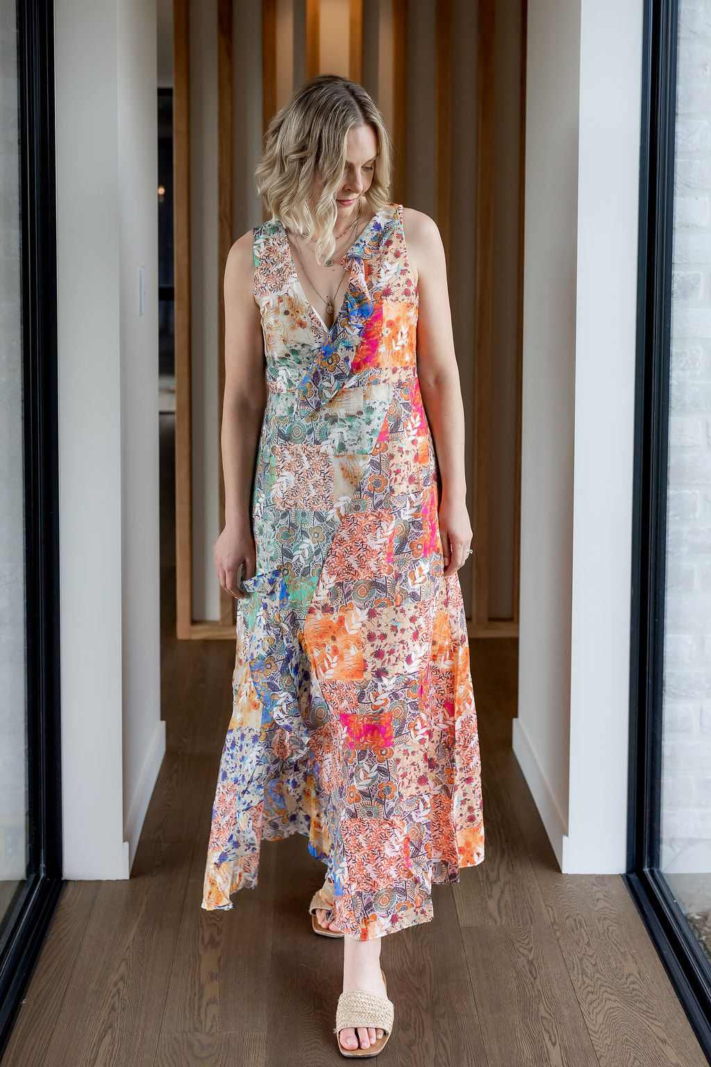 Drama The Label Indiana Dress - Patch Print