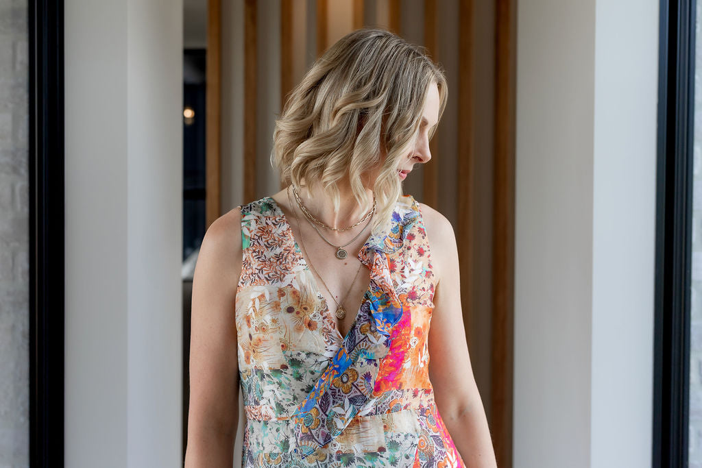 Drama The Label Indiana Dress - Patch Print