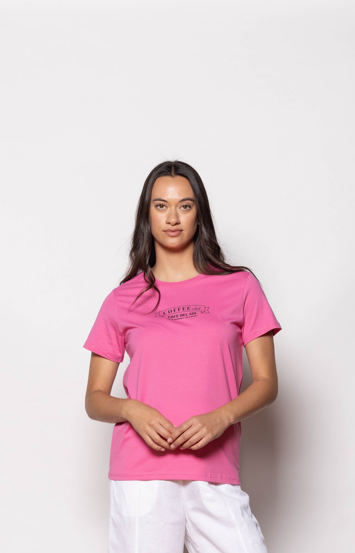 Dressed Coffee Club T-Shirt - Bubblegum