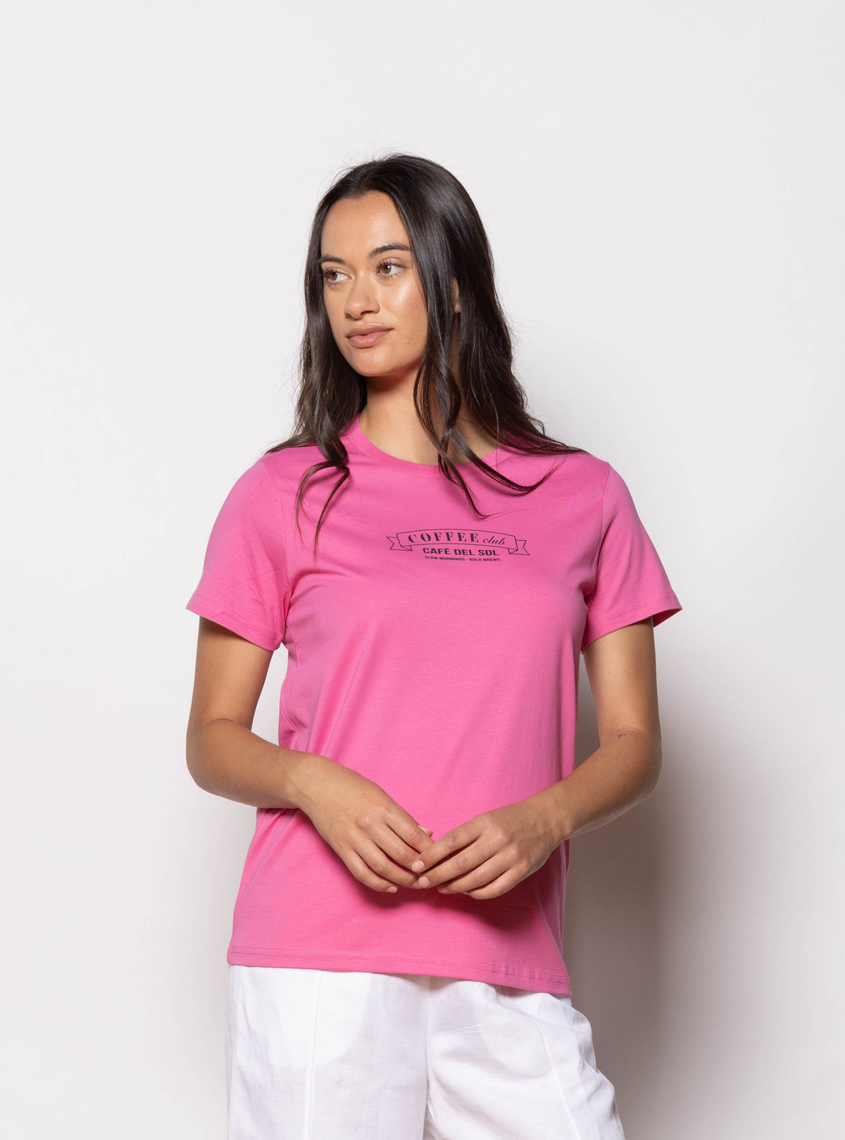 Dressed Coffee Club T-Shirt - Bubblegum