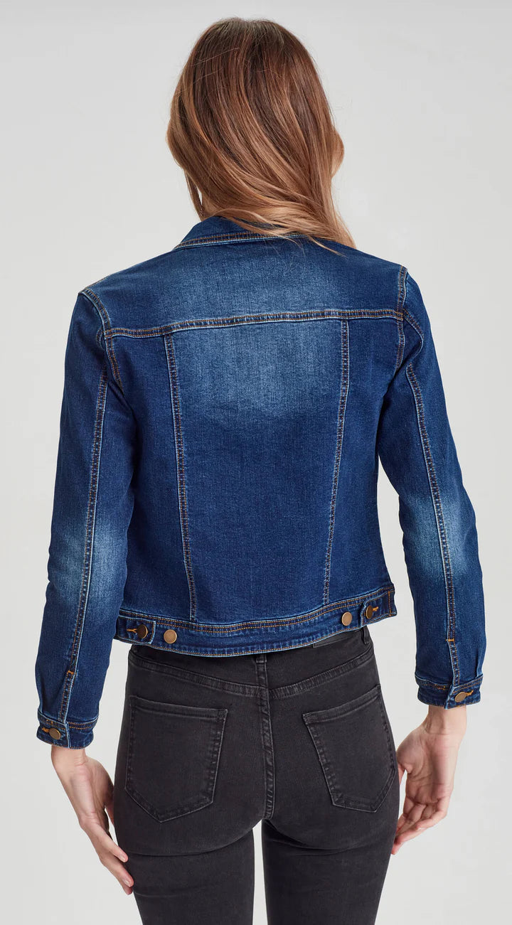 Junkfood Jeans Dixie Denim Jacket  - Dark Blue