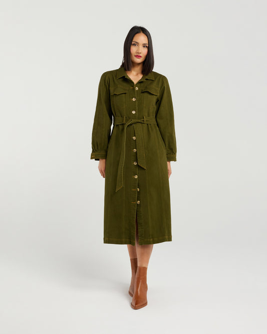 Et Alia Lydia Dress - Khaki