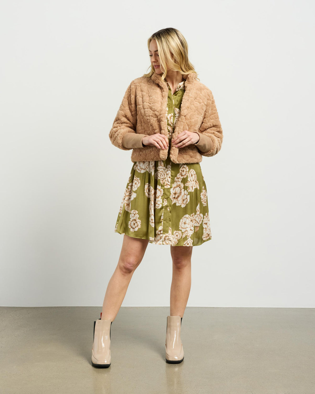 Et Alia Vintage Fur Jacket - Honey