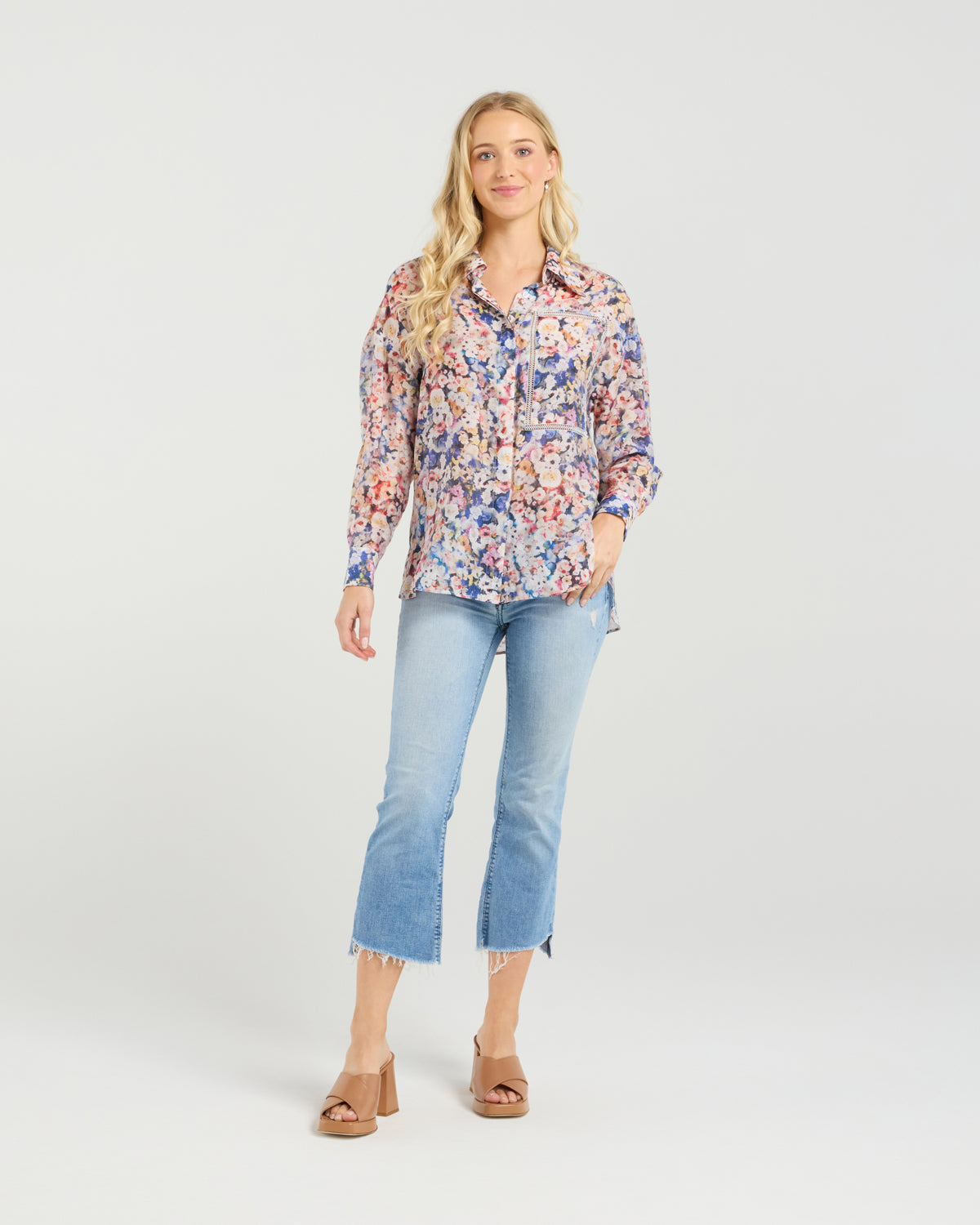 Et Alia Michaela Shirt - Poppy Patch
