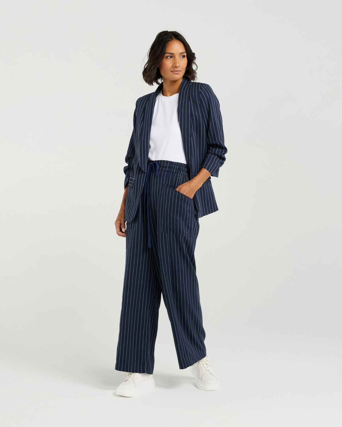 Et Alia Kennedy Blazer - Midnight Stripe